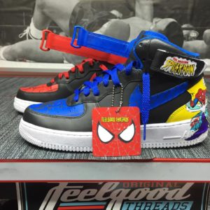 Air Force Ones Spiderman Customs by Feelgood Threads
