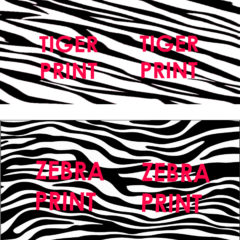 Animal Print Stencil Pack – Cheetah, Zebra & Tiger Prints