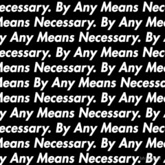 “By Any Means Necessary” Stencil Set