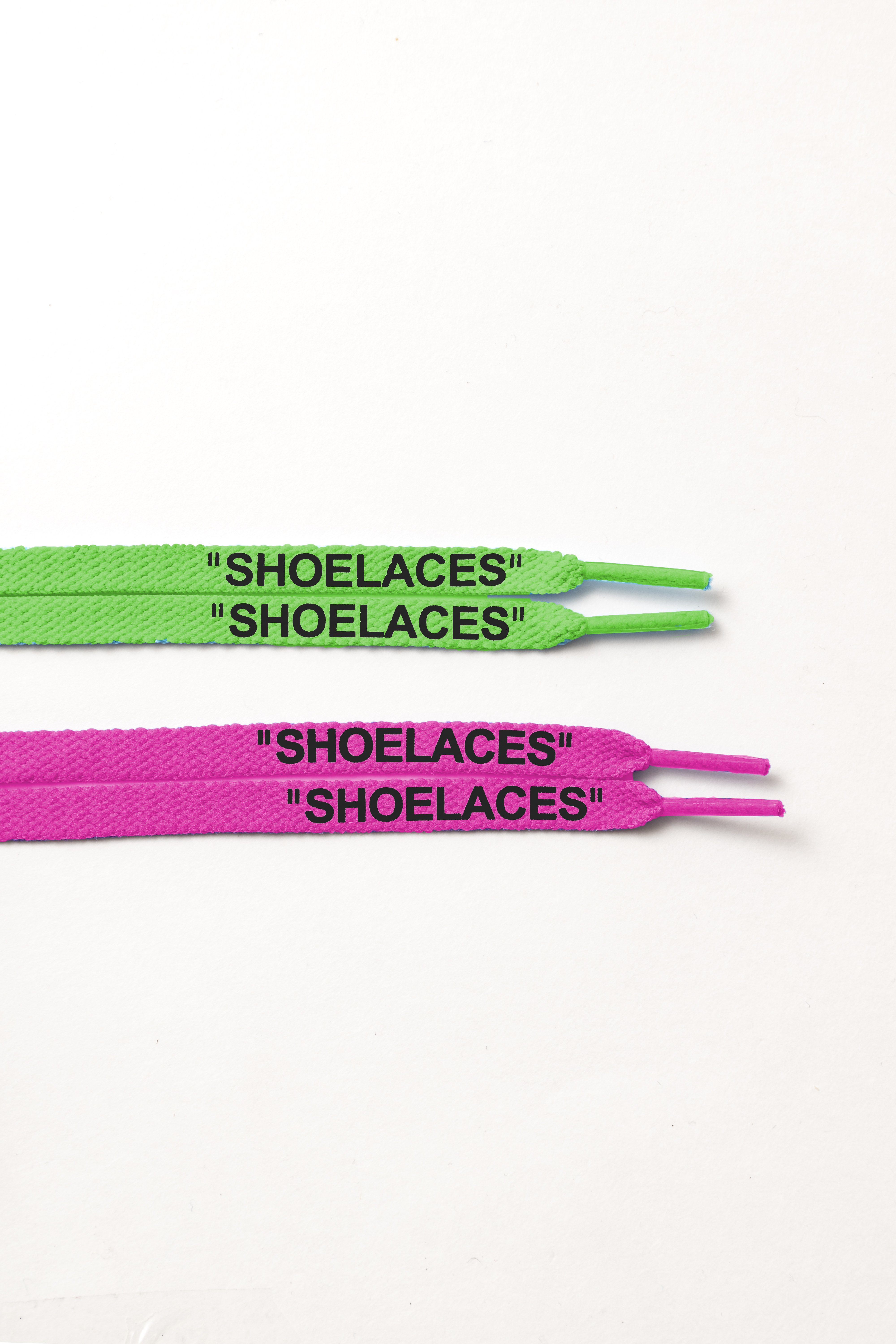 neon blue shoelaces
