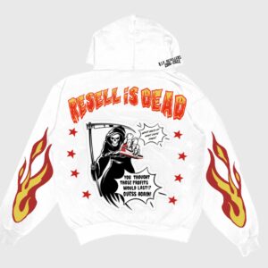 “Resell is Dead” Custom Made Streetwear Hoodie